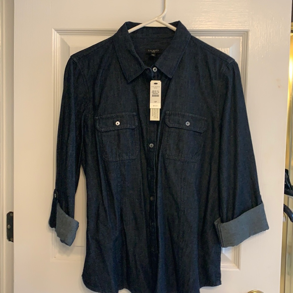 TALBOT’S DENIM SHIRT